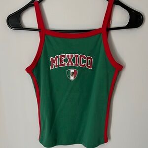 Green and Red Mexico Tank Top
